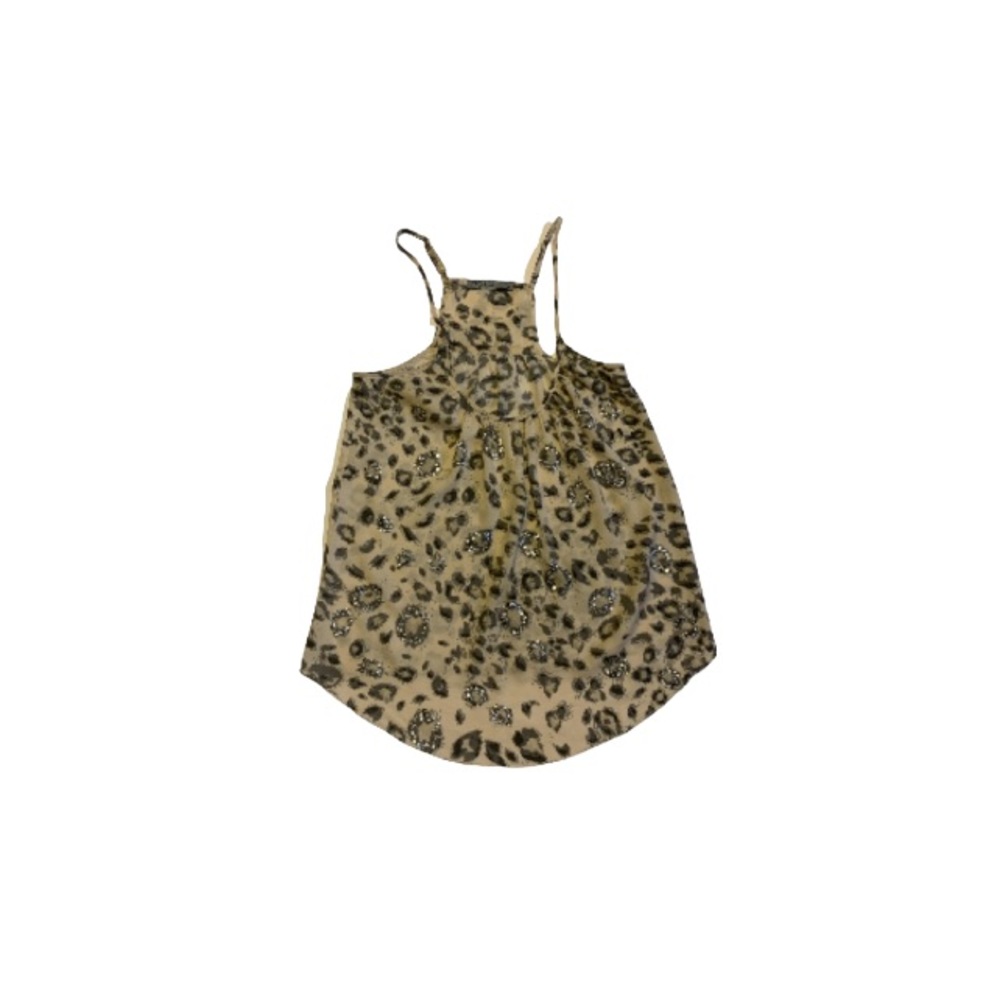 Just Jeans Bedazzled Leopard Print Top - Women’s Australian Size 8